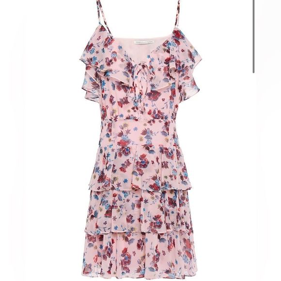 Rebecca Minkoff Pink Floral Dress - Picture 1 of 6